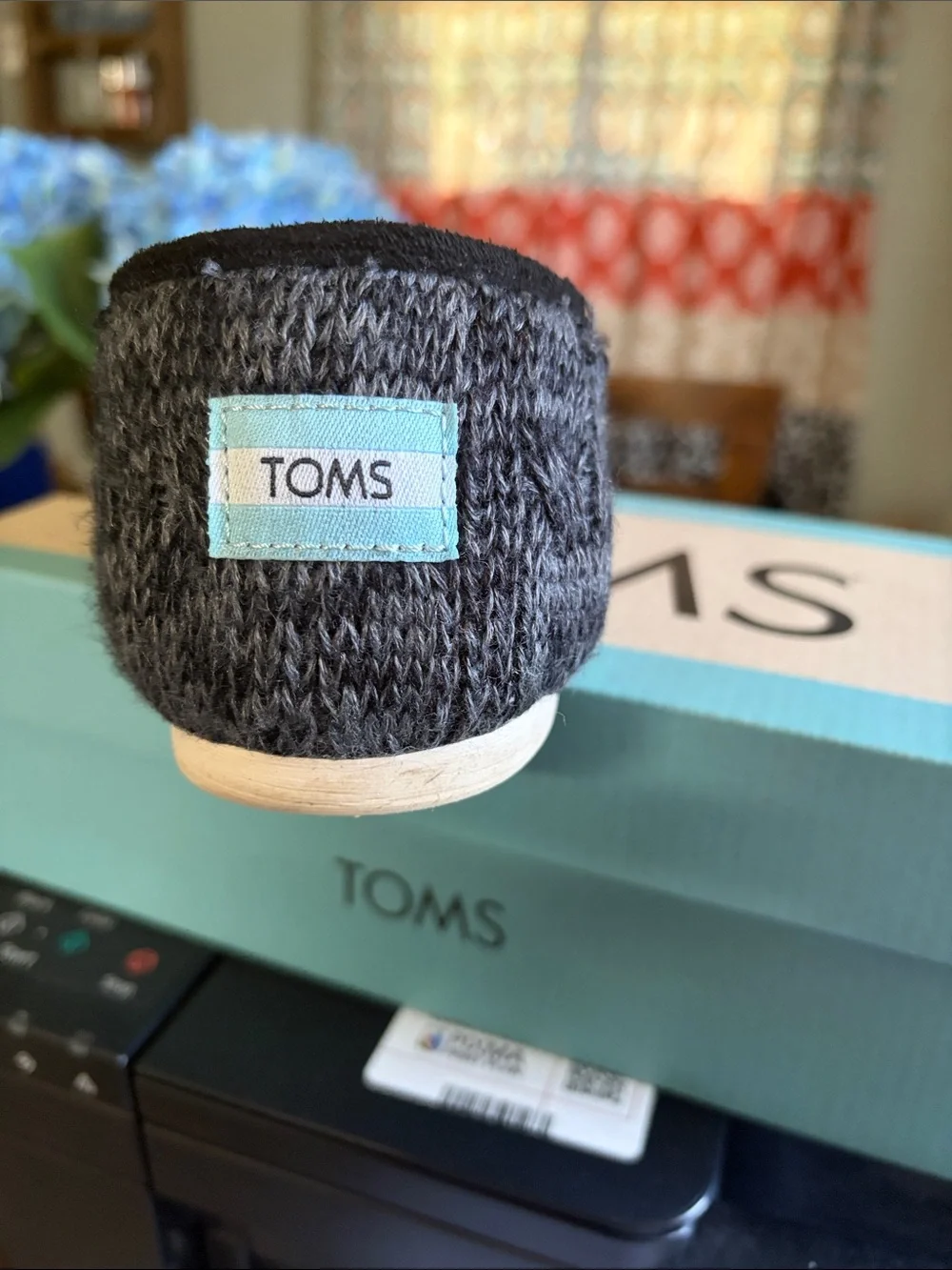 Toms Women's Black Knit Espadrilles
